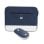 Funda Pantone KIT 15.6" Navy con ratón inalámbrico, poliéster, bolsillo frontal