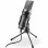 Microphone NGS MS120 USB cardioïde streaming podcast noir