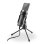 Microphone NGS MS120 USB cardioïde streaming podcast noir