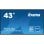 Monitor Profesional iiyama LH4341UHS-B2 42.5" 4K Ultra HD IPS 500 cd/m² Android 8.0