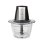Minizerkleinerer Nedis KAMC300CGY 500W Glas 1L Edelstahlmesser Schwarz Silber Transparent