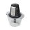 Minizerkleinerer Nedis KAMC300CGY 500W Glas 1L Edelstahlmesser Schwarz Silber Transparent