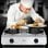 Hornillo de gas Vitrokitchen 260IB dos quemadores ciclón acero inoxidable compacto