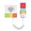 Interruptor inteligente Fanvil Y501W-Y Blanco Inalámbrico y alámbrico 6 botones 433MHz Pared