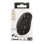 T'nB MWXASTRO2 Rato Sem Fios Bluetooth/USB com 1600 DPI, 6 Botões e Recarregável Preto