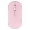 Ratón T'nB MWCOLORPK Bluetooth Ambidextro 1200DPI Rosa Pilas Incluidas USB A