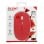 Ratón inalámbrico T'nB MWRUBBY6 Ambidextro 1600 DPI Rojo Plata clic silencioso