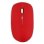 Ratón inalámbrico T'nB MWRUBBY6 Ambidextro 1600 DPI Rojo Plata clic silencioso