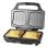 Sandwichera Emerio ST-109562.17 900W Base Antideslizante Indicador Luz Negro Plata