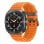 Samsung Galaxy Watch Ultra eSIM 4G GPS NFC 47mm Super AMOLED Titane Gris Orange Taille Unique IP68 10ATM