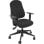 Silla de oficina UNISIT Simple SY polipropileno negro respaldo y asiento acolchados, ruedas y altura regulable