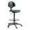 Silla UNISIT ESOS asiento y respaldo de poliuretano, acero, altura regulable, 130kg, negro