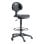Silla UNISIT ESOS asiento y respaldo de poliuretano, acero, altura regulable, 130kg, negro