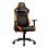 Silla gaming COUGAR CGR-DFL negra-naranja, imitación piel, reposabrazos 4D, 120kg