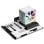 Refrigerador de CPU NZXT T120 RGB Blanco 120mm 1800 RPM PWM Multi LED 4 Heatpipes