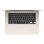 Ordinateur portable Apple MacBook Air MW1J3FN/A 15,3" Apple M4 16GB 256GB SSD Apple GPU macOS Sequoia