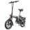 Bicicleta eléctrica DYU A5 350W 48V 7.5Ah, plegable, autonomía 55km, frenos disco, LCD