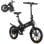 Bicicleta eléctrica DYU A16 Magnesio 250W 36V 55km autonomía plegable IP54 16” negra