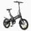 Bicicleta eléctrica DYU A16 Magnesio 250W 36V 55km autonomía plegable IP54 16” negra