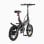 Bicicleta eléctrica DYU A16 Magnesio 250W 36V 55km autonomía plegable IP54 16” negra