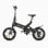 Bicicleta eléctrica DYU A16 Magnesio 250W 36V 55km autonomía plegable IP54 16” negra