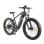 Bicicleta elétrica DYU King 750 48V 20Ah 80km/Hidráulica 26x4" com pneus largos, preta
