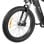 Bicicleta elétrica DYU King 750 48V 20Ah 80km/Hidráulica 26x4" com pneus largos, preta
