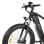 Bicicleta elétrica DYU King 750 48V 20Ah 80km/Hidráulica 26x4" com pneus largos, preta