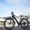 Bicicleta eléctrica DYU C5 48V 10Ah 250W suspensión hidráulica frenos doble disco negro