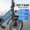 Bicicleta eléctrica DYU C3 plegable 14" 36V 7,5Ah 25km/h LED frenos disco IP54 negra