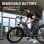 Bicicleta eléctrica DYU C1 350W batería extraíble 26" suspensión Shimano 7V IP54