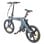 Bicicleta eléctrica DYU T1 sensor de par, batería extraíble, 7 velocidades, plegable, magnesio