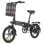 Bicicleta eléctrica DYU A1F Pro 16" 250W batería 7,5Ah plegable IP54