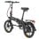 Bicicleta eléctrica DYU A1F Pro 16" 250W batería 7,5Ah plegable IP54