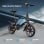 Bicicleta eléctrica DYU D3F Motor 250W 36V Batería 10Ah Plegable 14" Negro