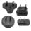 Adaptador de corriente StarTech SVA5N3NEUA 5V 3A CC/AC con conector tipo N universal