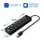 Hub USB Ewent EW1147 7 Puertos USB 3.2 Gen1 Alimentado Adaptador USB-C Negro