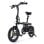 isinwheel U1 Elektrofahrrad, 500-W-Motor, 7,8-Ah-Akku, 14 Zoll, faltbar, bis zu 45 km Reichweite