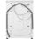 Lave-linge Hisense WF1Q8041BW 8kg Carga Frontal 1400rpm A Blanche avec AquaStop