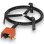 Paellero Vitrokitchen QP301B 6500W 30cm Gas Butano/Propano 1 Anillo 3 Patas Negro/Naranja