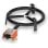 Paellero Vitrokitchen QP301B 6500W 30cm Gas Butano/Propano 1 Anillo 3 Patas Negro/Naranja