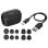 Auriculares JVC inalámbricos Bluetooth TWS con Cancelación de Ruido Micrófono y resistentes al agua negros