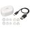 JVC HA-A25T Auriculares Sem Fios True Wireless Bluetooth com Microfone Brancos