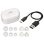 Auriculares JVC HA-A25T inalámbricos Bluetooth True Wireless para llamadas y música blancos