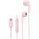 Kopfhörer JVC HA-FR17UC-P kabelgebunden USB-C DAC integriert Mikrofon Rosa