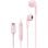 JVC HA-FR17UC-P Auriculares USB-C com DAC e Microfone Integrados Rosa