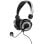 Vivanco 36652 Headset com Cabo, Microfone e Design Retro Preto/Prateado