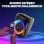T'nB Cube Blaster Coluna de Festa 40W com Bluetooth 5.0, RGB, Karaoke, USB/SD e Microfone Preta