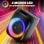 T'nB Cube Blaster Coluna de Festa 40W com Bluetooth 5.0, RGB, Karaoke, USB/SD e Microfone Preta