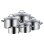 Cazuela WMF Provence Plus 0721556380 Acero Inoxidable Set 5 piezas 16/20/24 cm
